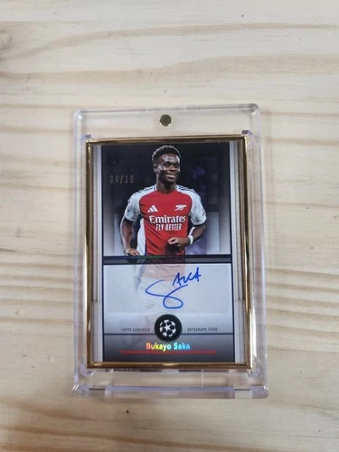 Bukayo Saka 2024 Topps Museum Gold /10