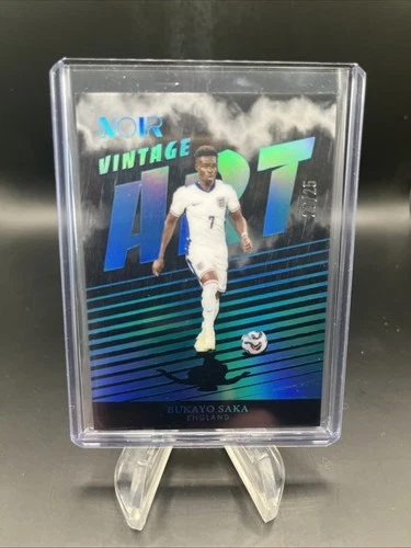 Bukayo Saka 2024 Panini Noir /25