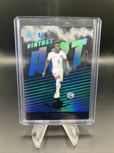 Bukayo Saka 2024 Panini Noir /25