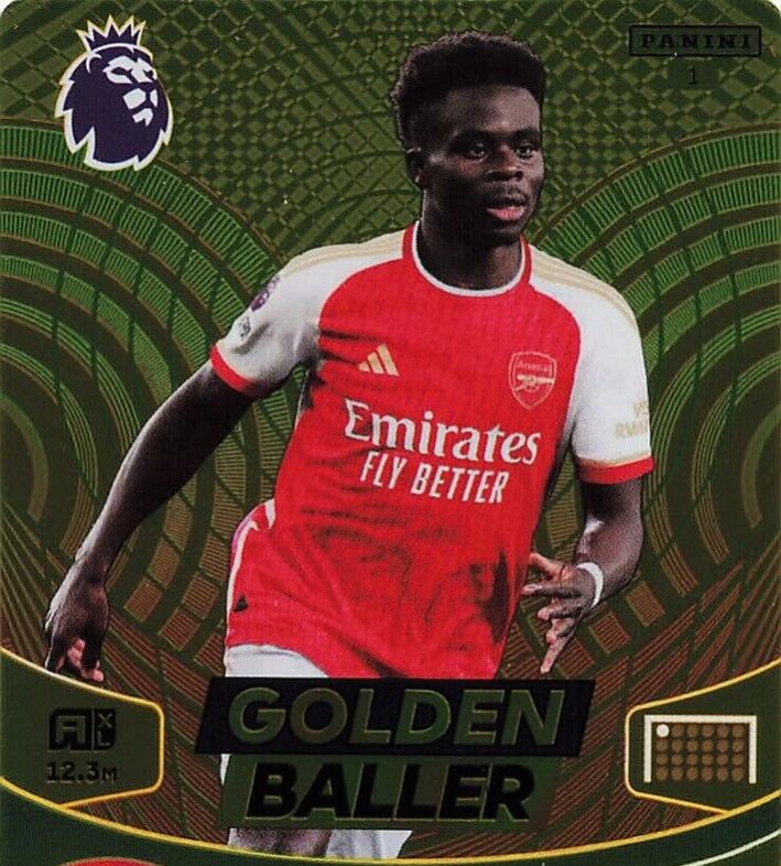 Bukayo Saka 2024 Panini Adrenalyn XL Premier League