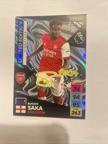 Bukayo Saka 2021 Panini Premier League