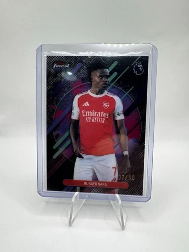Bukayo Saka 2025 Topps Premier League Finest /10