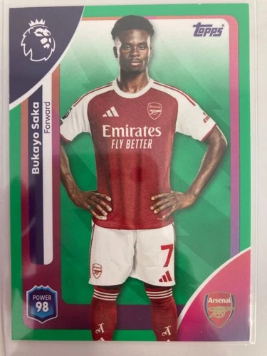 Bukayo Saka 2026 Topps Premier League Green
