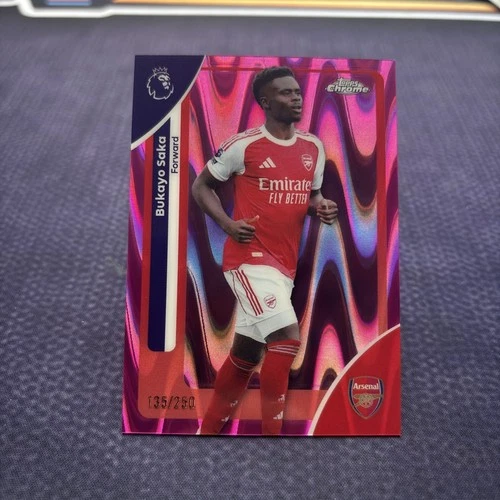 Bukayo Saka 2026 Topps Premier League Pink /250
