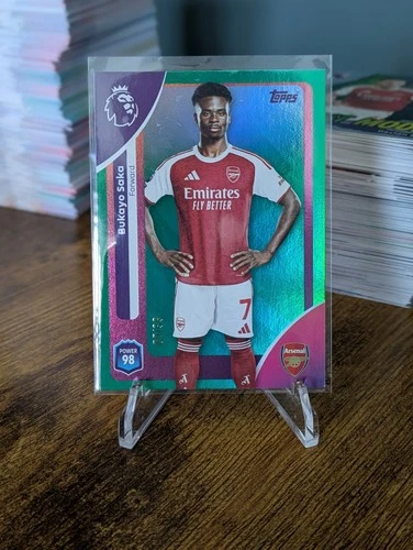 Bukayo Saka 2025 Topps Premier League Shirt Number Match /99
