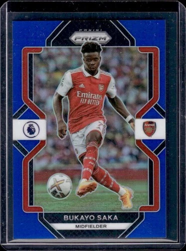 Bukayo Saka 2022 Panini Prizm Azul /175