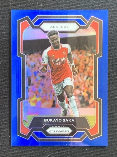 Bukayo Saka 2023 Panini Prizm Azul Prizm /299