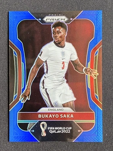 Bukayo Saka 2022 Panini Prizm Blue /299
