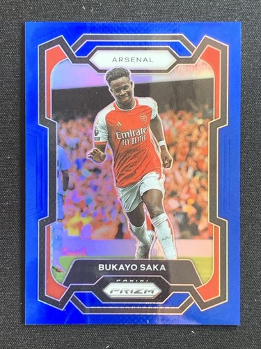 Bukayo Saka 2023 Panini Prizm Blue Prizm /299