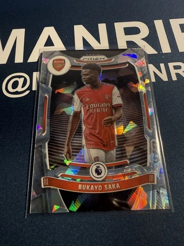 Bukayo Saka 2021 Panini Prizm Cracked Ice /23