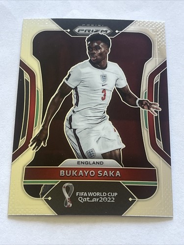 Bukayo Saka 2022 Panini Prizm FIFA World Cup Qatar