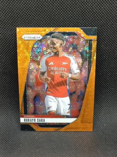 Bukayo Saka 2024 Panini Prizm Orange Breakaway