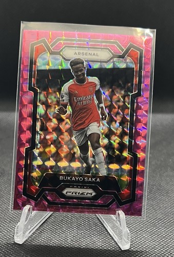 Bukayo Saka 2023 Panini Prizm Pink Mosaic