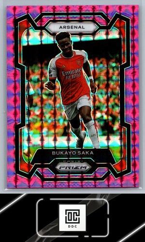 Bukayo Saka 2023 Panini Prizm Pink Mosaic