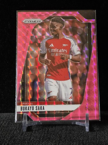 Bukayo Saka 2024 Panini Prizm Pink Prizm