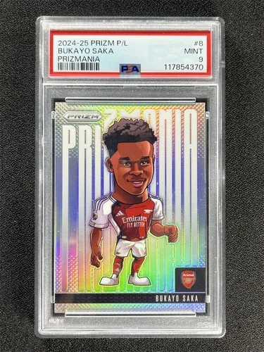 Bukayo Saka 2024 Panini Prizm Premier League