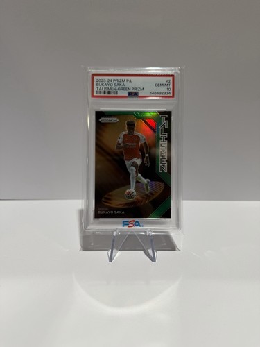 Bukayo Saka 2023 Panini Prizm Premier League Green /5