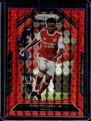 Bukayo Saka 2021 Panini Prizm Red 115/199