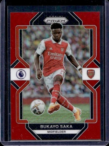 Bukayo Saka 2022 Panini Prizm Red /149