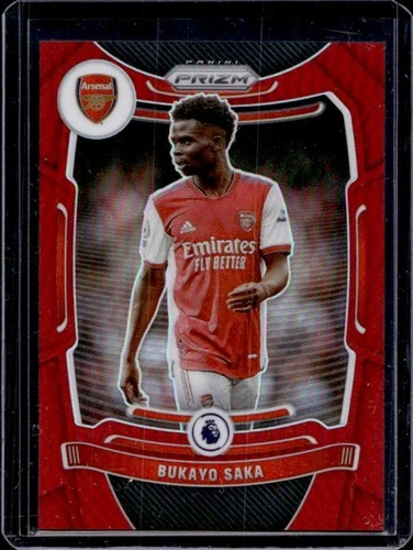 Bukayo Saka 2021 Panini Prizm Red /199
