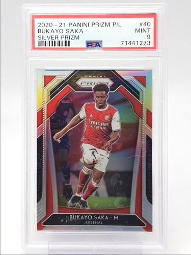Bukayo Saka 2021 Panini Prizm Silver