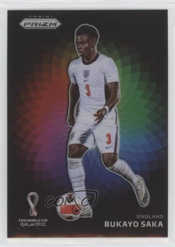 Bukayo Saka 2022 Panini Prizm World Cup