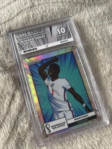 Bukayo Saka 2022 Panini Prizm World Cup Qatar