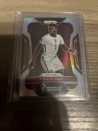 Bukayo Saka 2022 Panini Prizm World Cup Silver Prizm