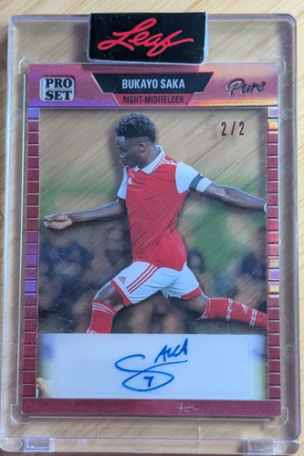 Bukayo Saka 2023 Leaf Pro Set Pure 2/2
