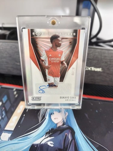 Bukayo Saka 2021 Panini Score /10