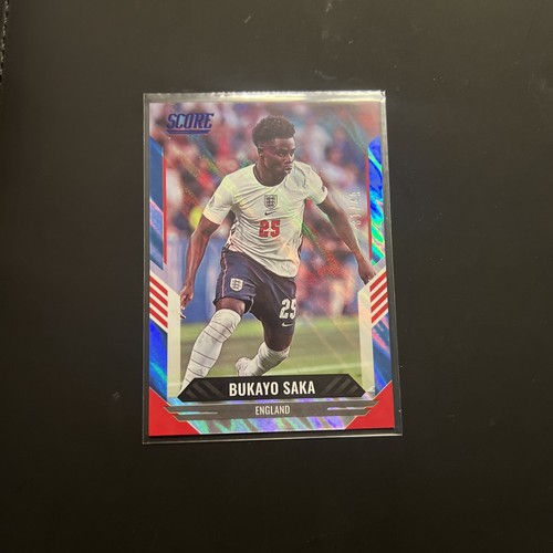 Bukayo Saka 2021 Panini Score FIFA Blue Lava /49