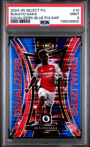Bukayo Saka 2024 Panini Select Blue Pulsar /10
