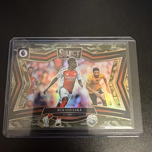 Bukayo Saka 2024 Panini Select Camo Prizm /150