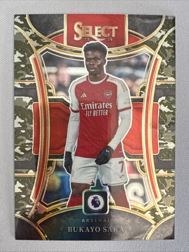 Bukayo Saka 2023 Panini Select Camo Prizm /175