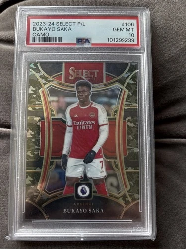 Bukayo Saka 2024 Panini Select Camo Prizm /175