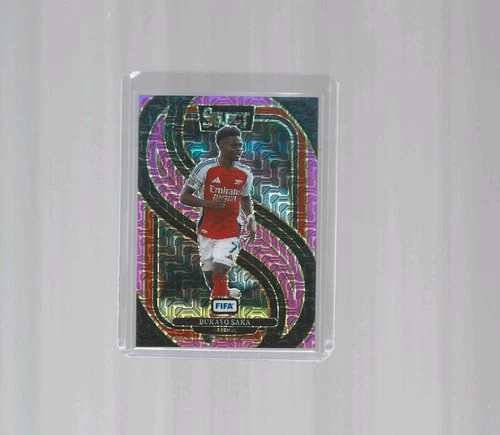 Bukayo Saka 2024 Panini Select Fifa Pink Mojo Prizm /299