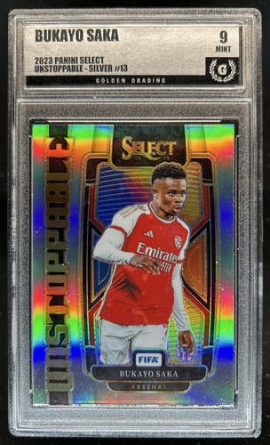 Bukayo Saka 2023 Panini Select FIFA Silver Prizm #13