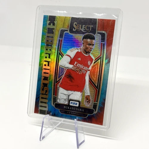 Bukayo Saka 2023 Panini Select FIFA Tie-Dye /49