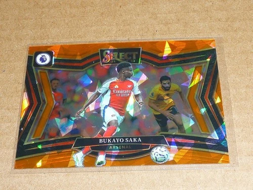 Bukayo Saka 2024 Panini Select Orange Ice 79/155