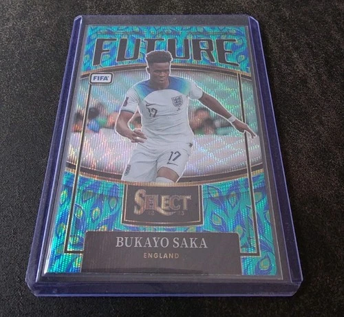 Bukayo Saka 2022 Panini Select Peacock