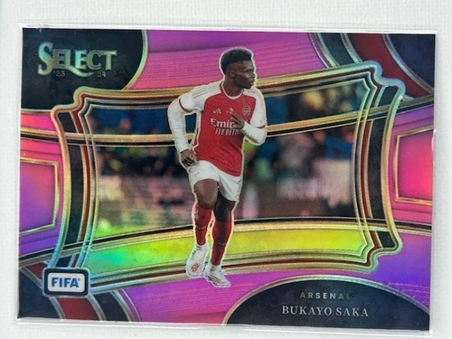 Bukayo Saka 2023 Panini Select Pink Field Level /75