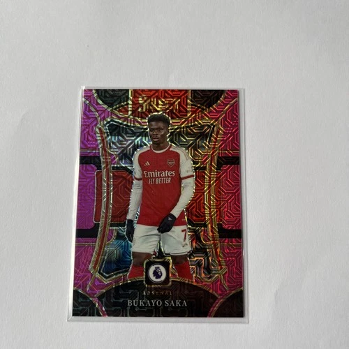 Bukayo Saka 2024 Panini Select Pink Mezzanine /325