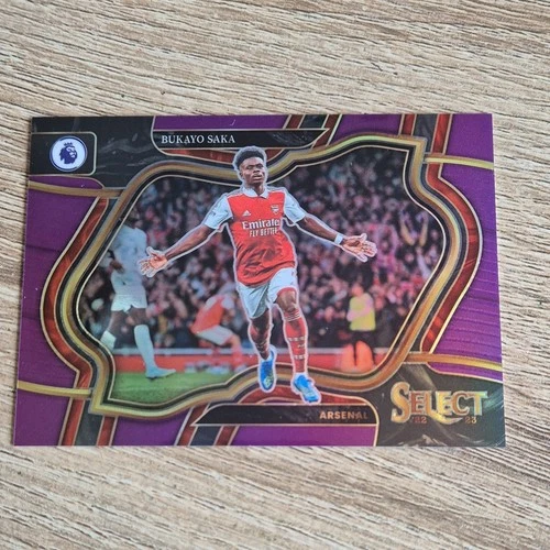 Bukayo Saka 2022 Panini Select Purple Field Level 33/145