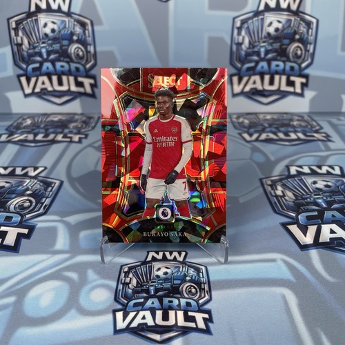 Bukayo Saka 2024 Panini Select Red Ice /106