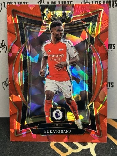 Bukayo Saka 2024 Panini Select Red Ice Terrace