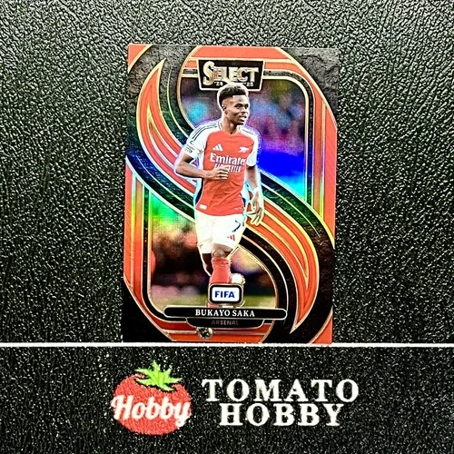 Bukayo Saka 2024 Panini Select Red Refractor