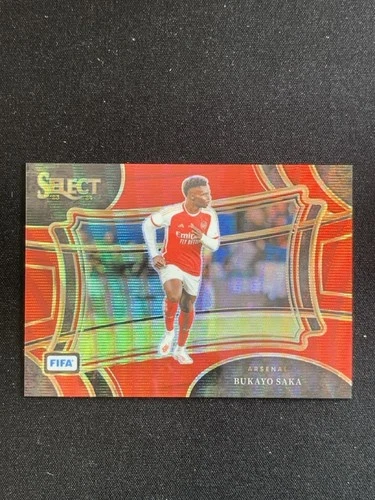 Bukayo Saka 2023 Panini Select Red Wave /149