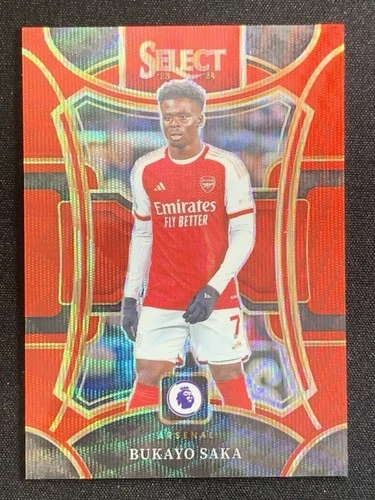 Bukayo Saka 2023 Panini Select Red Wave /149