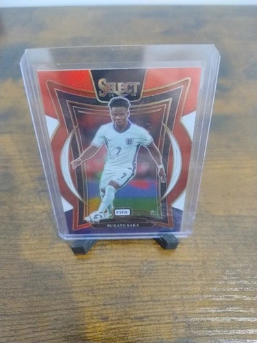 Bukayo Saka 2024 Panini Select Red, White & Blue