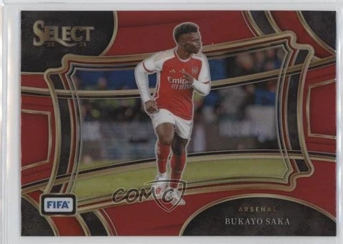 Bukayo Saka 2023 Panini Select Rojo Prizm